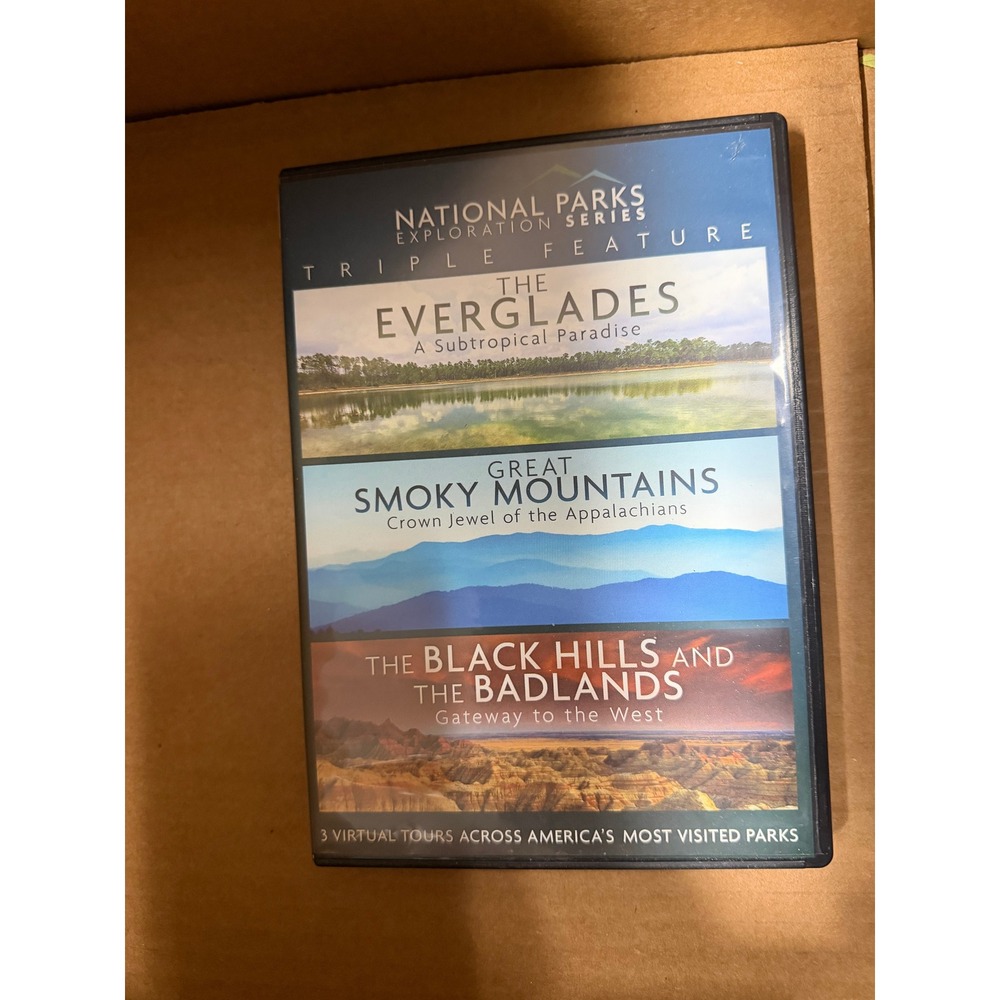 National Parks Exploration Series Triple Feature DVD Everglades Smoky Mountains‎